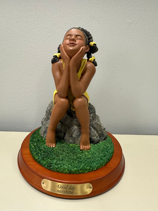 Good Day Sunshine – Joyful Figurine of Peace and Positivity